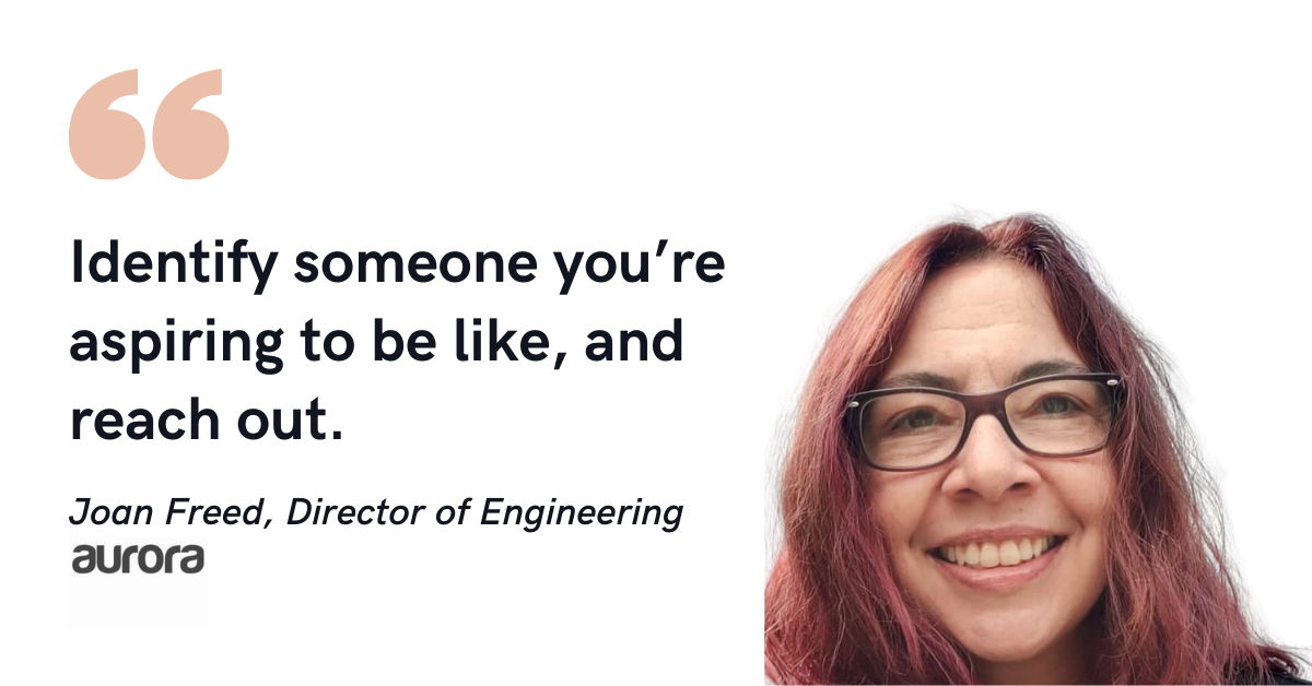 Blog post header with quote from Joan Freed, Director of Engineering at Aurora Solar