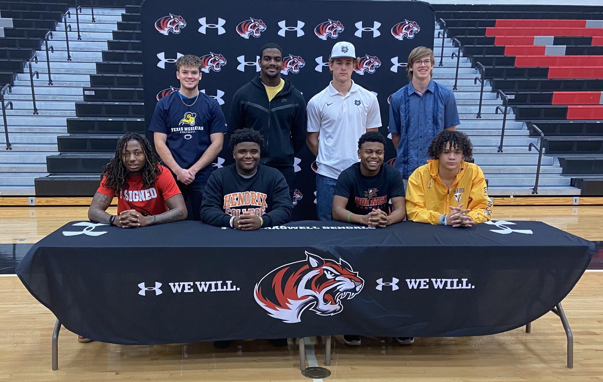 Denton ISD Athletics signs over a dozen athletes on National Signing Day