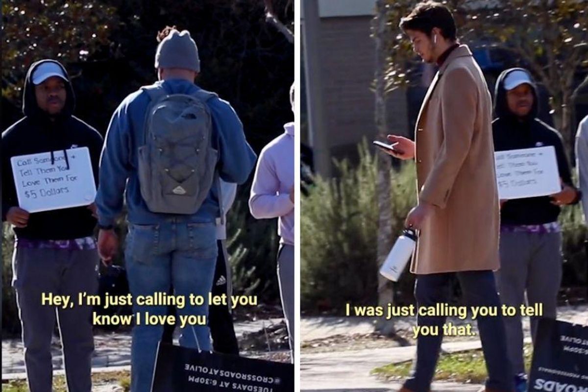 $5 I love you, love, phone call