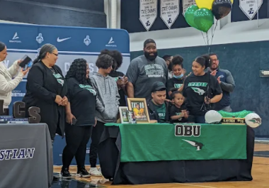 PHOTOS: Argyle Liberty Christian's Kayden Taylor signs with Oklahoma Baptist University