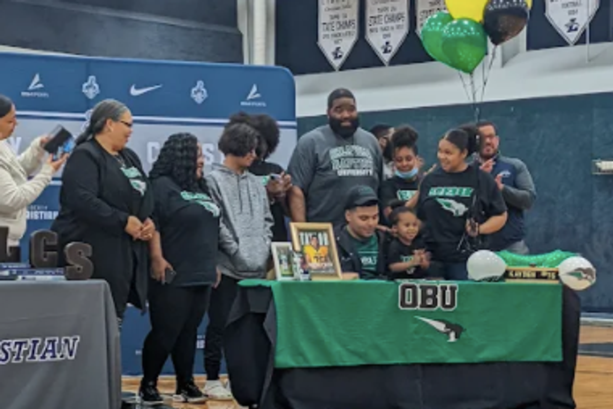 PHOTOS: Argyle Liberty Christian's Kayden Taylor signs with Oklahoma Baptist University