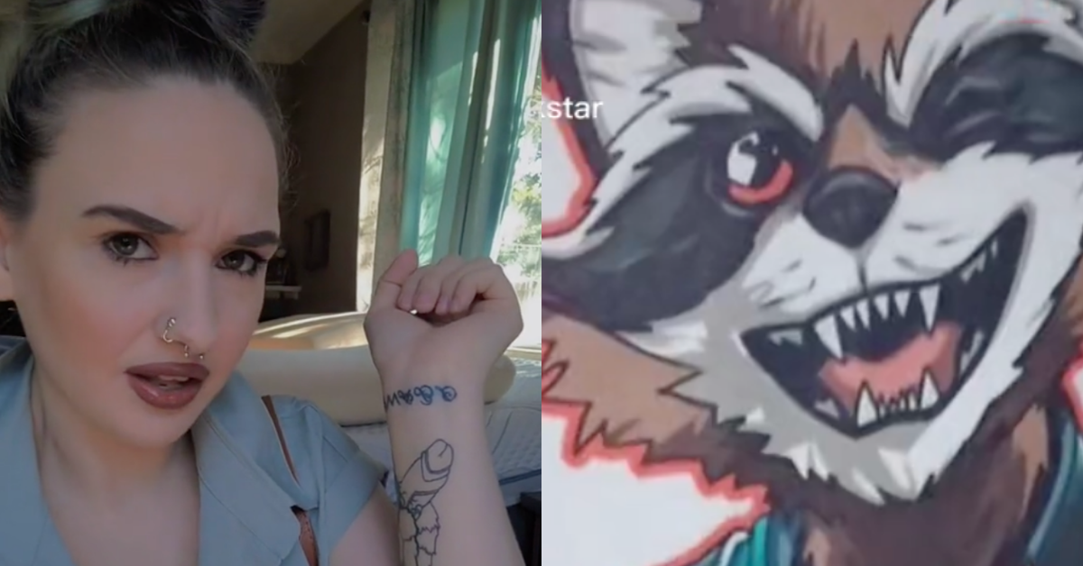 Woman Mortified After Her Marvel Tattoo Winds Up Looking Hilariously NSFW In Viral TikTok