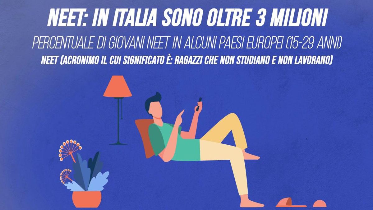 Neet: in Italia sono oltre 3 milioni