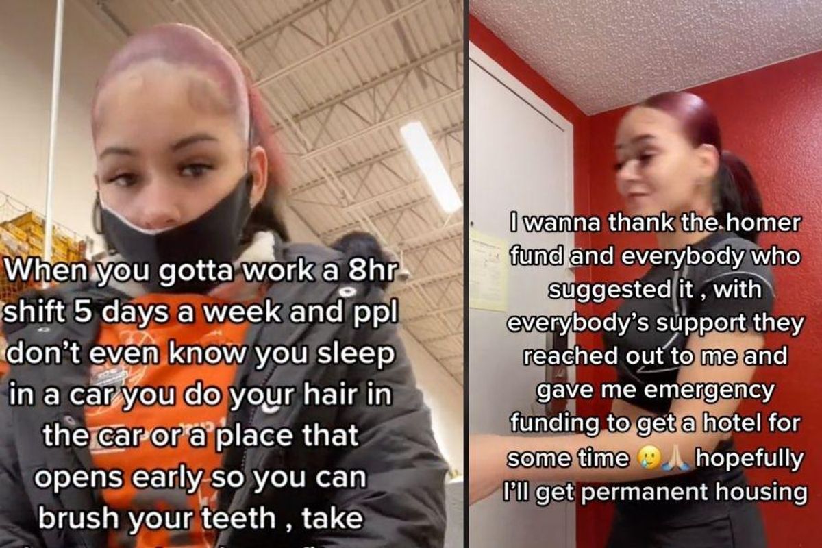 homer fund, homeless girl gets help from tiktok