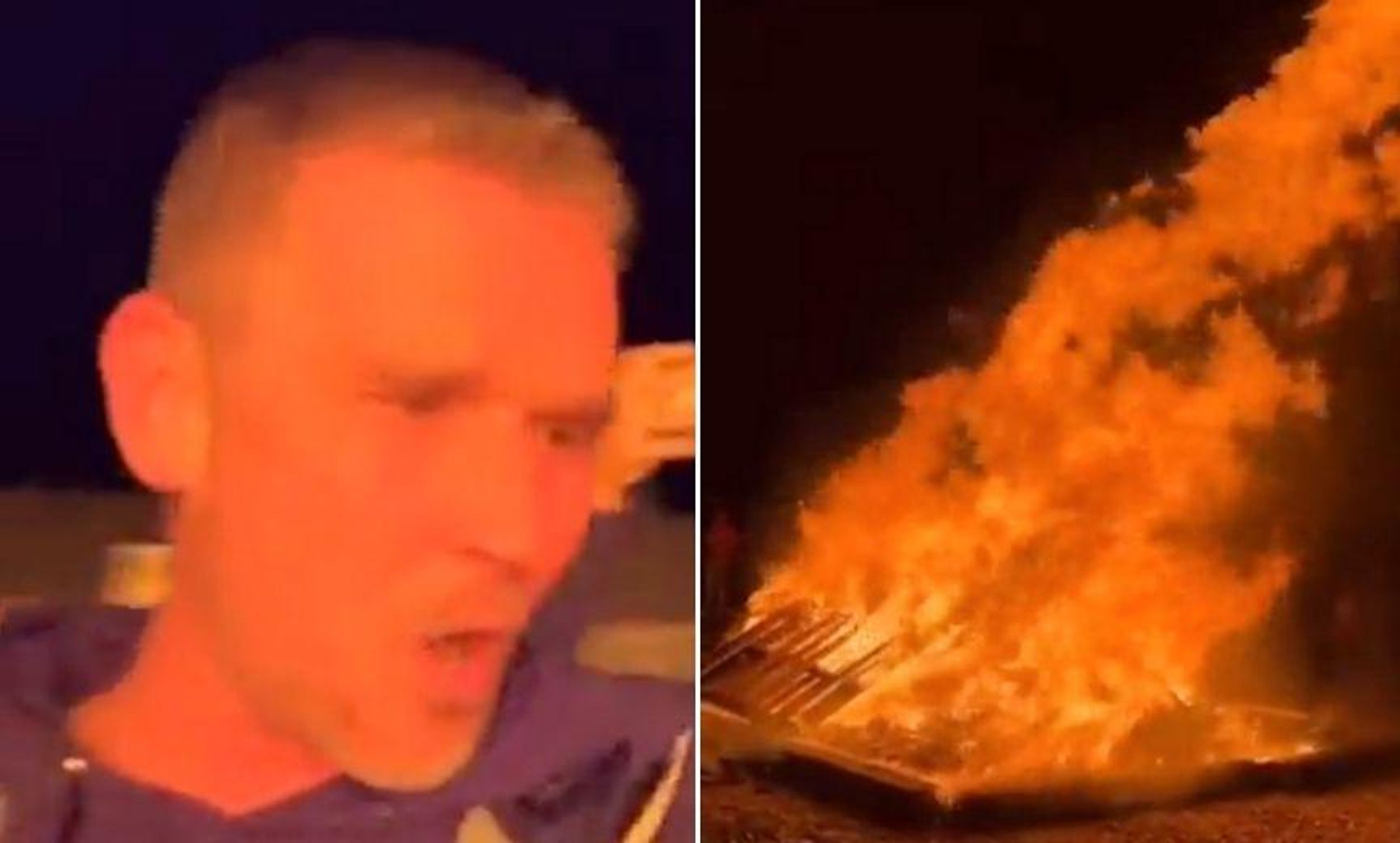 Far-Right Tennessee Pastor Holds Book Burning to Get Rid of 'Witchcraft' in Chilling Video
