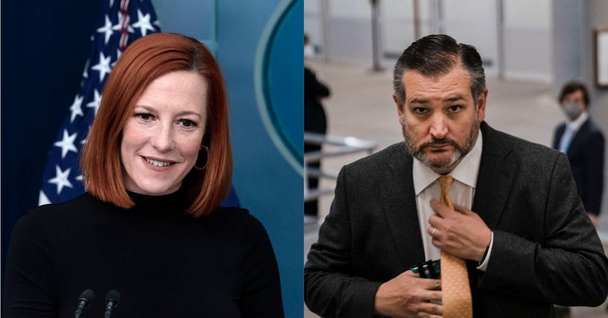 Psaki Reminds Reporter She's 'Blissfully' Not Cruz Spokesperson After His Supreme Court Comments
