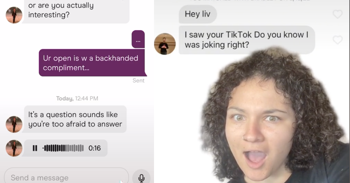 TikToker Puts Guy On Blast After He Calls Her A 'Stiff D*ck' In Rude Dating App Voice Message