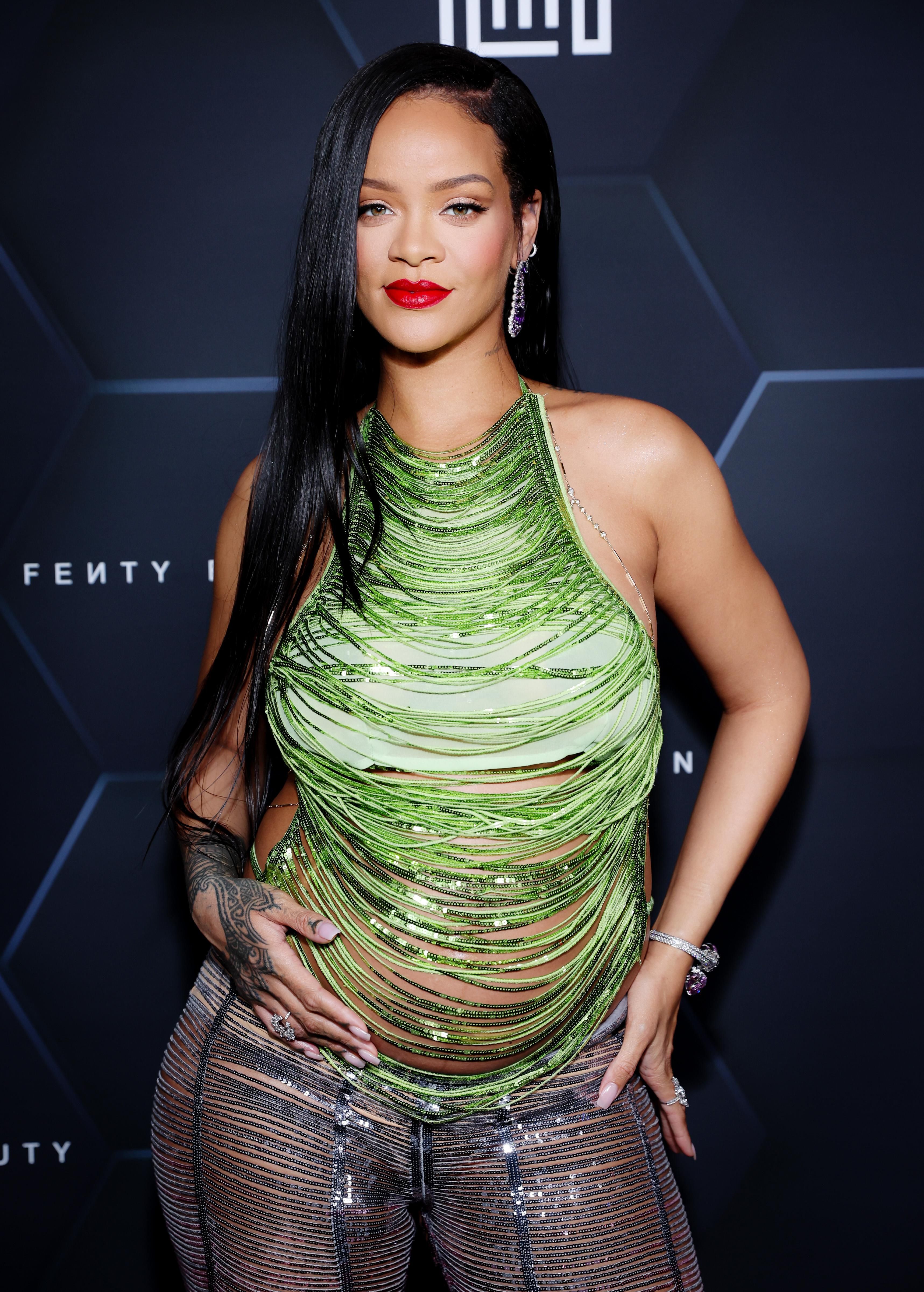 Rihanna s Unborn Baby Is a Fashion Icon PAPER Magazine