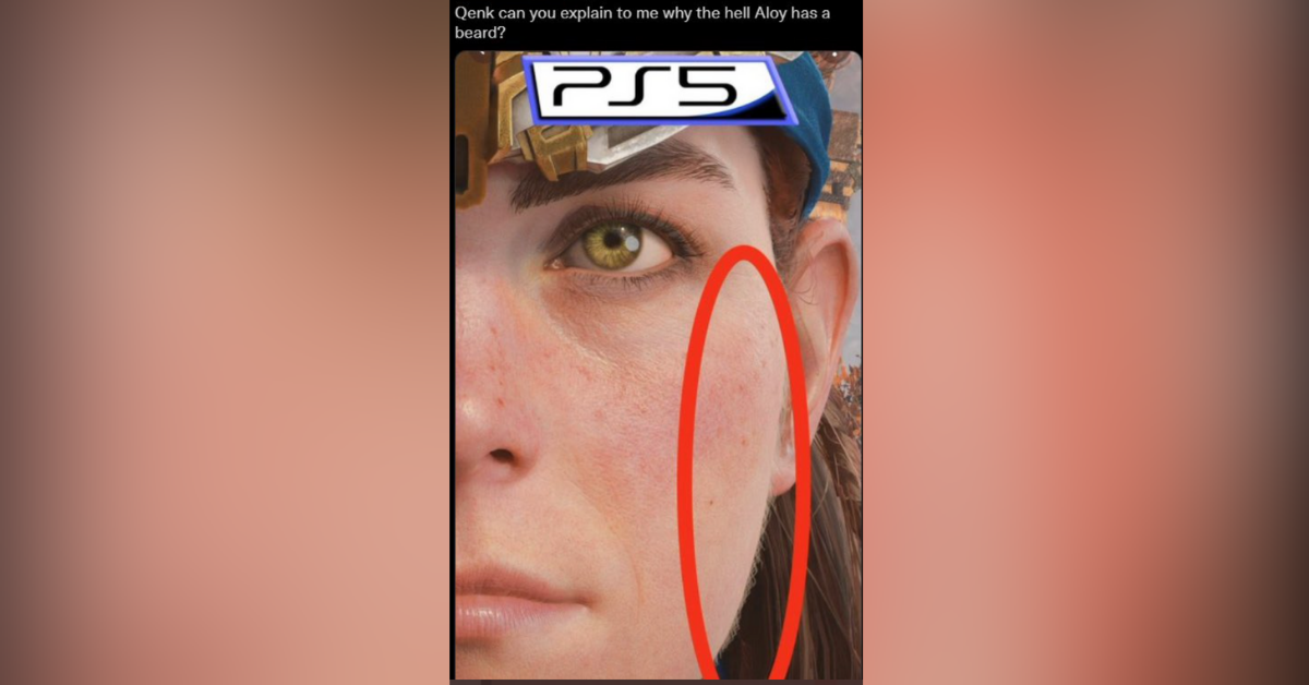 Gamer Roasted Hard After Questioning Why Female Video Game Character Has A 'Beard'