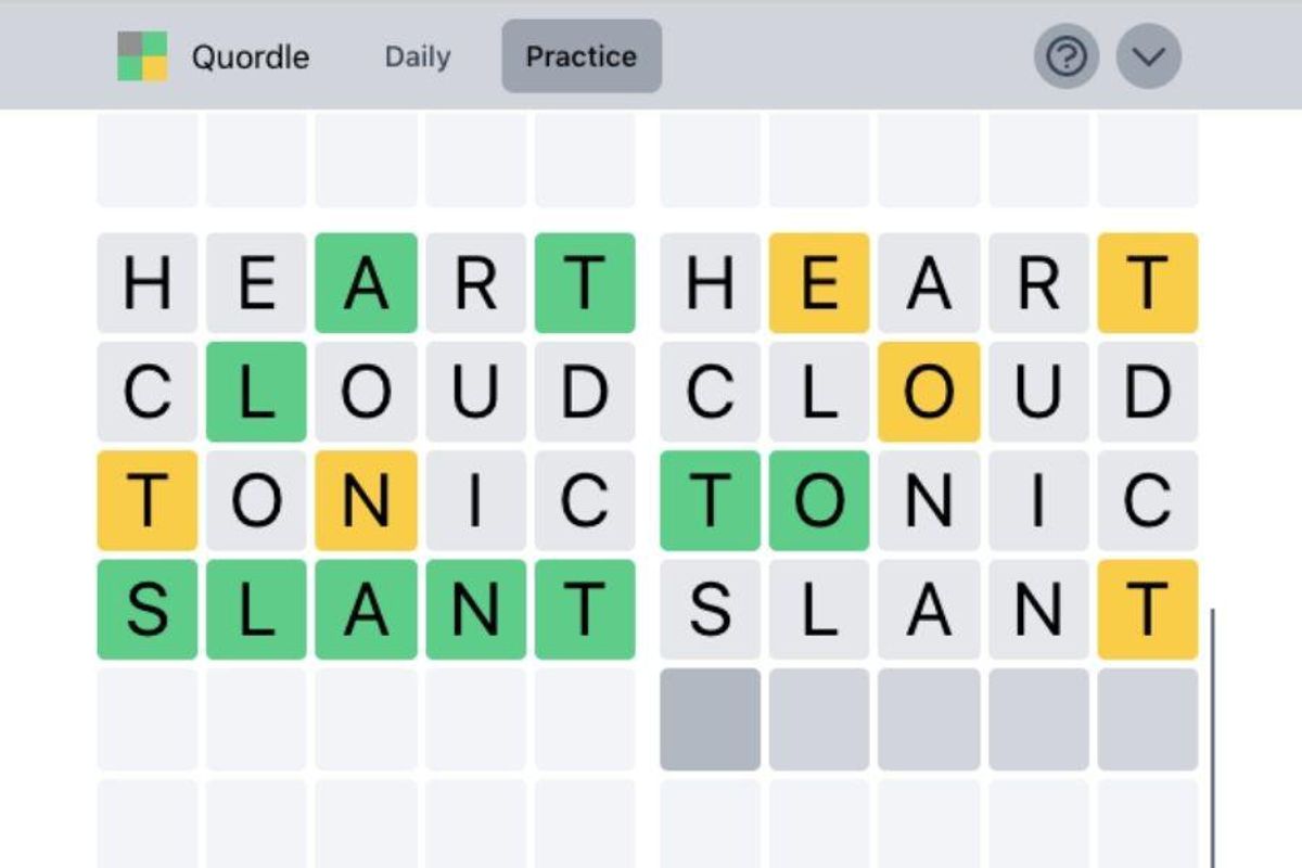 All About Quordle: A Wordle Game That's Four Times the Fun