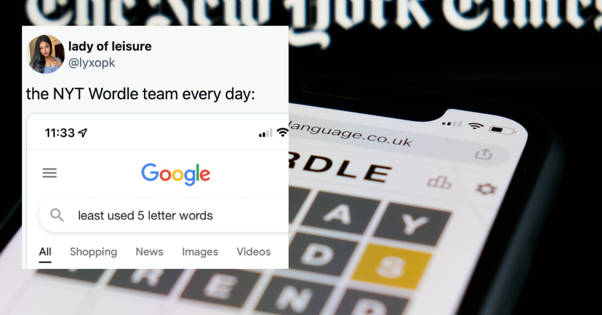 The 'New York Times' Is Getting Roasted With Memes For Seemingly Making 'Wordle' Harder