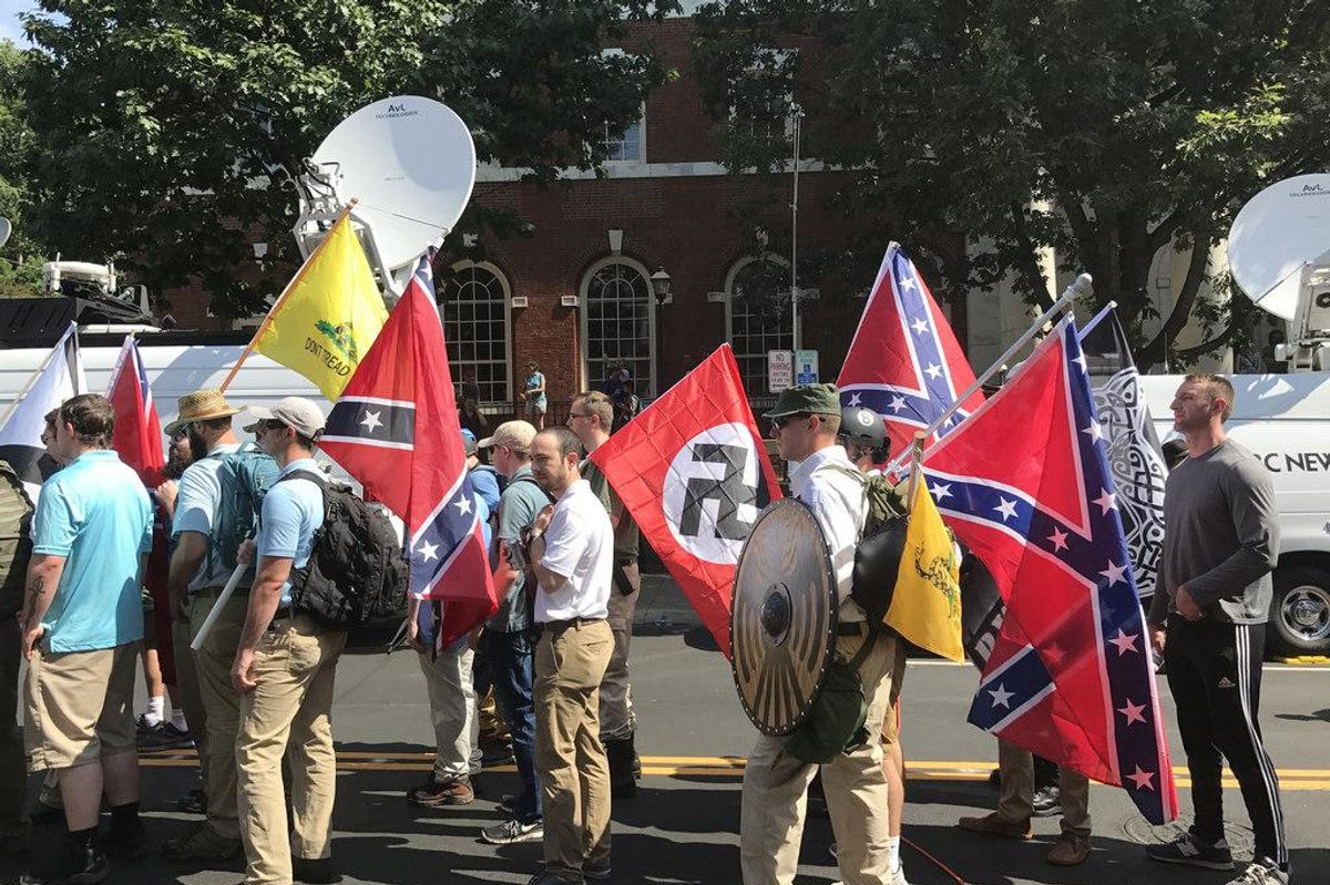 neo-Nazis Protest