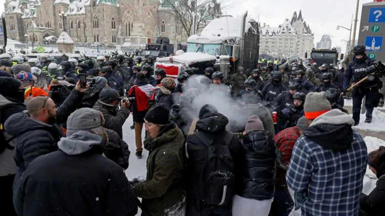 Canadian Police Begin Major Push To End Ottawa Anti-Vax Occupation