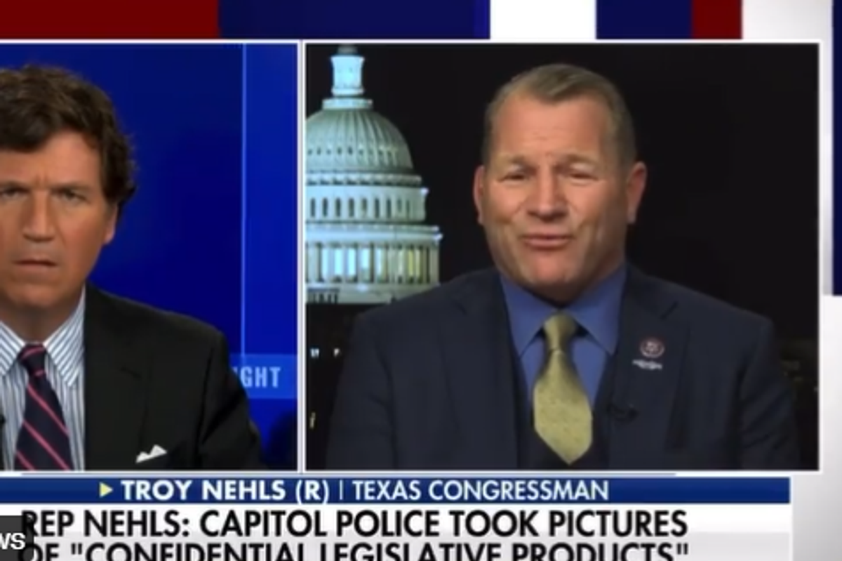 Did Capitol Police Put Wire Tapps In GOP Rep. Troy Nehls's Underpants, Or Is He Just Babbling?