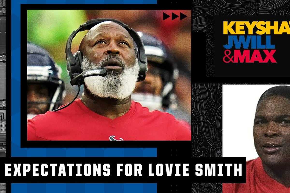 Keyshawn gives a unique perspective on his expectations for Lovie Smith as Texans HC