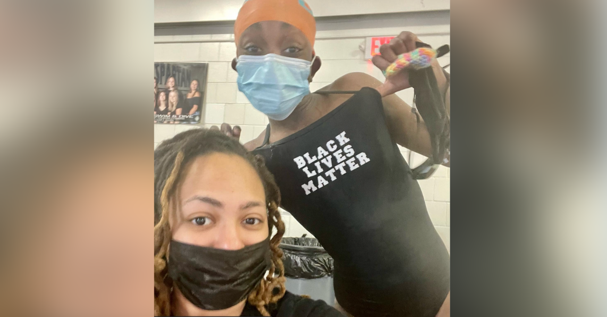 12-Year-Old Swimmer Inundated With Support After Being Disqualified For Her BLM Swimsuit