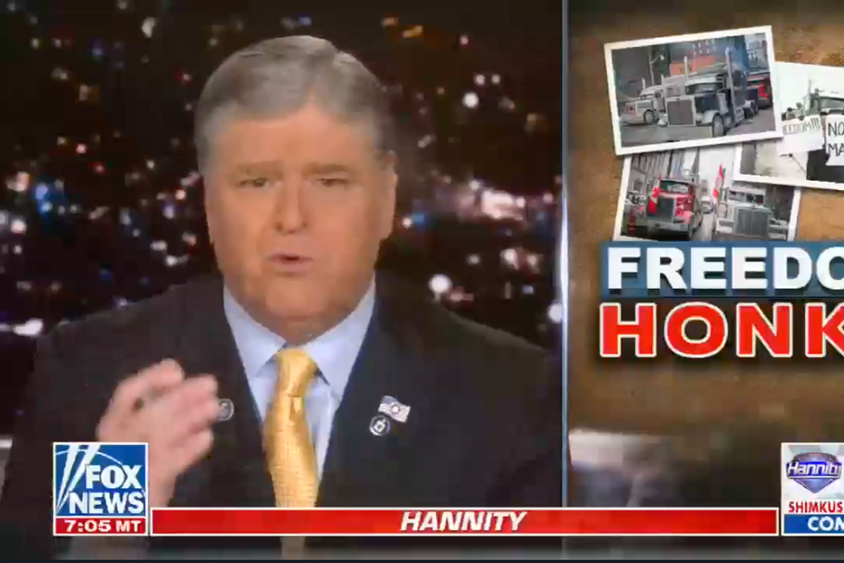 Sean Hannity Casually Suggests Truckers May Start Killing If They Don't Get Their Way
