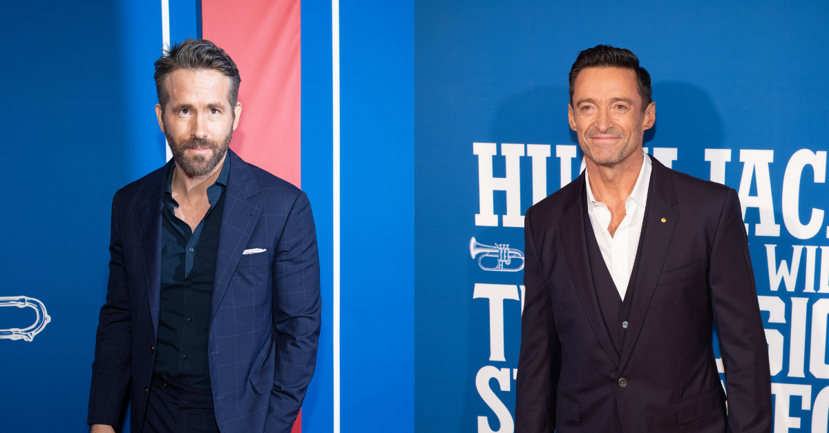 Ryan Reynolds Hilariously Trolls Hugh Jackman With Portraits Of Himself For 'The Music Man' Opening Night