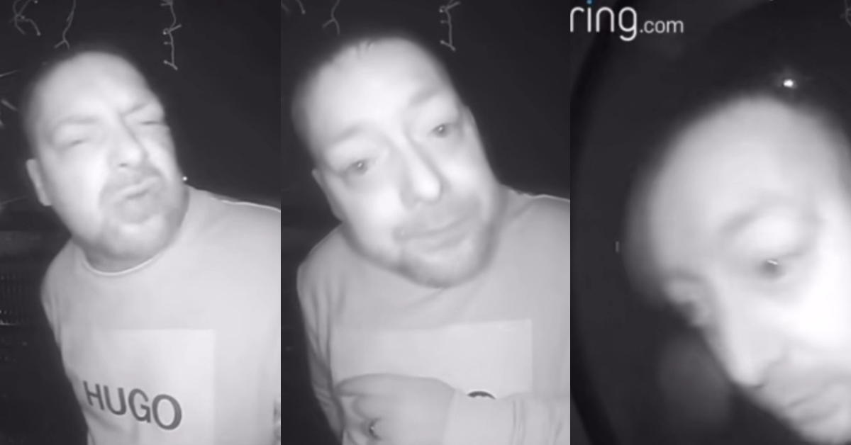 Drunk Guy's Hilarious Doorbell Cam Conversation With His Angry Partner Is An Instant TikTok Hit