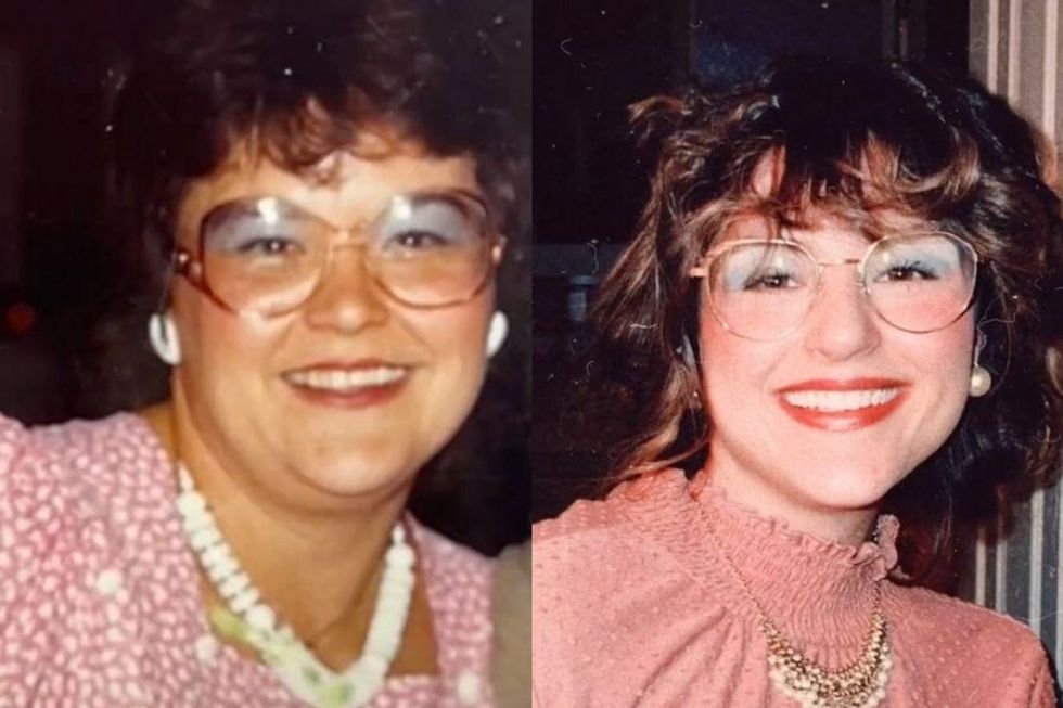 Young woman surprised grandma for her birthday by dressing up like her and recreating her old photos