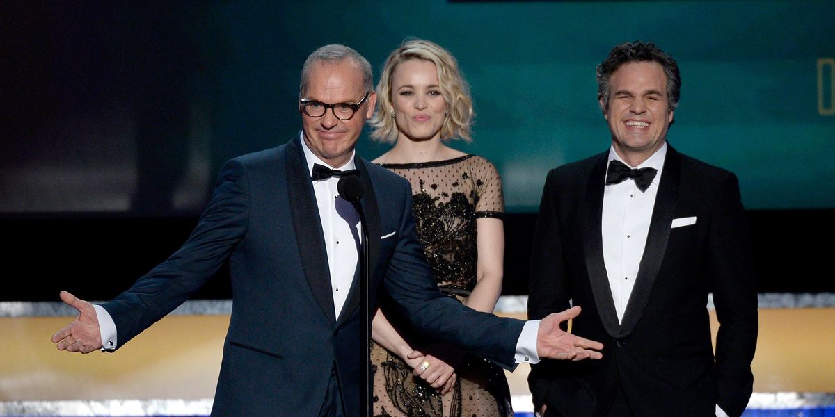 Michael Keaton Couldn’t Hold It During the Sag Awards