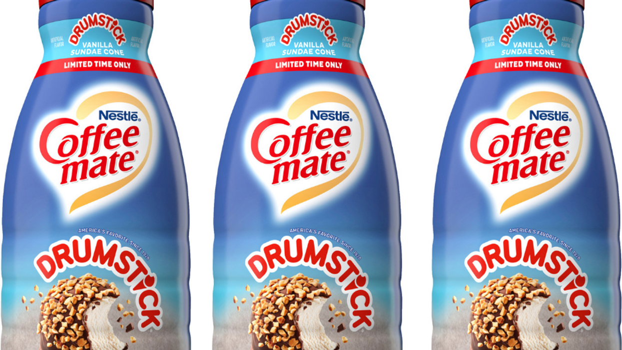 Coffee Mate is releasing a Drumstick ice cream cone-flavored creamer