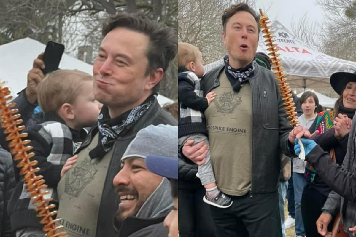 Elon Musk snacks on espiropapa, greets locals during South Texas Charro Days festivities