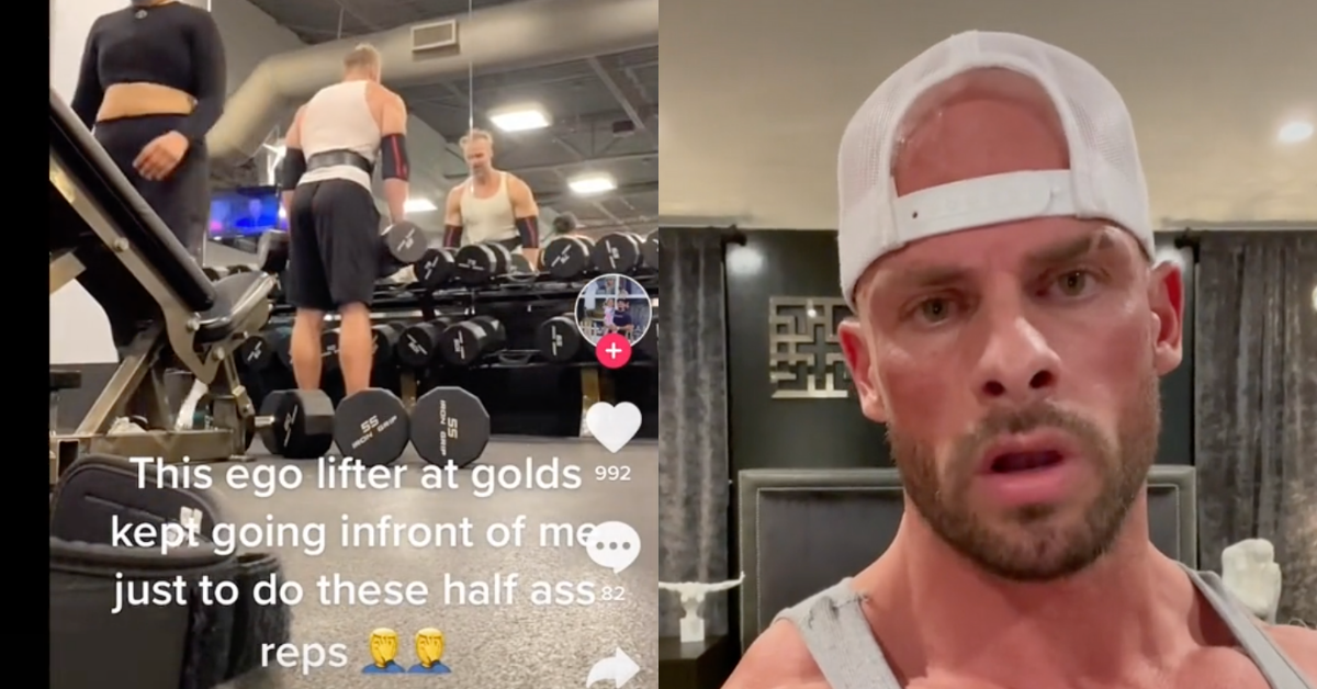 Fitness Expert Schools TikToker Who Tried To Roast 'Ego Lifter' For Doing 'Half A** Reps' At Gym