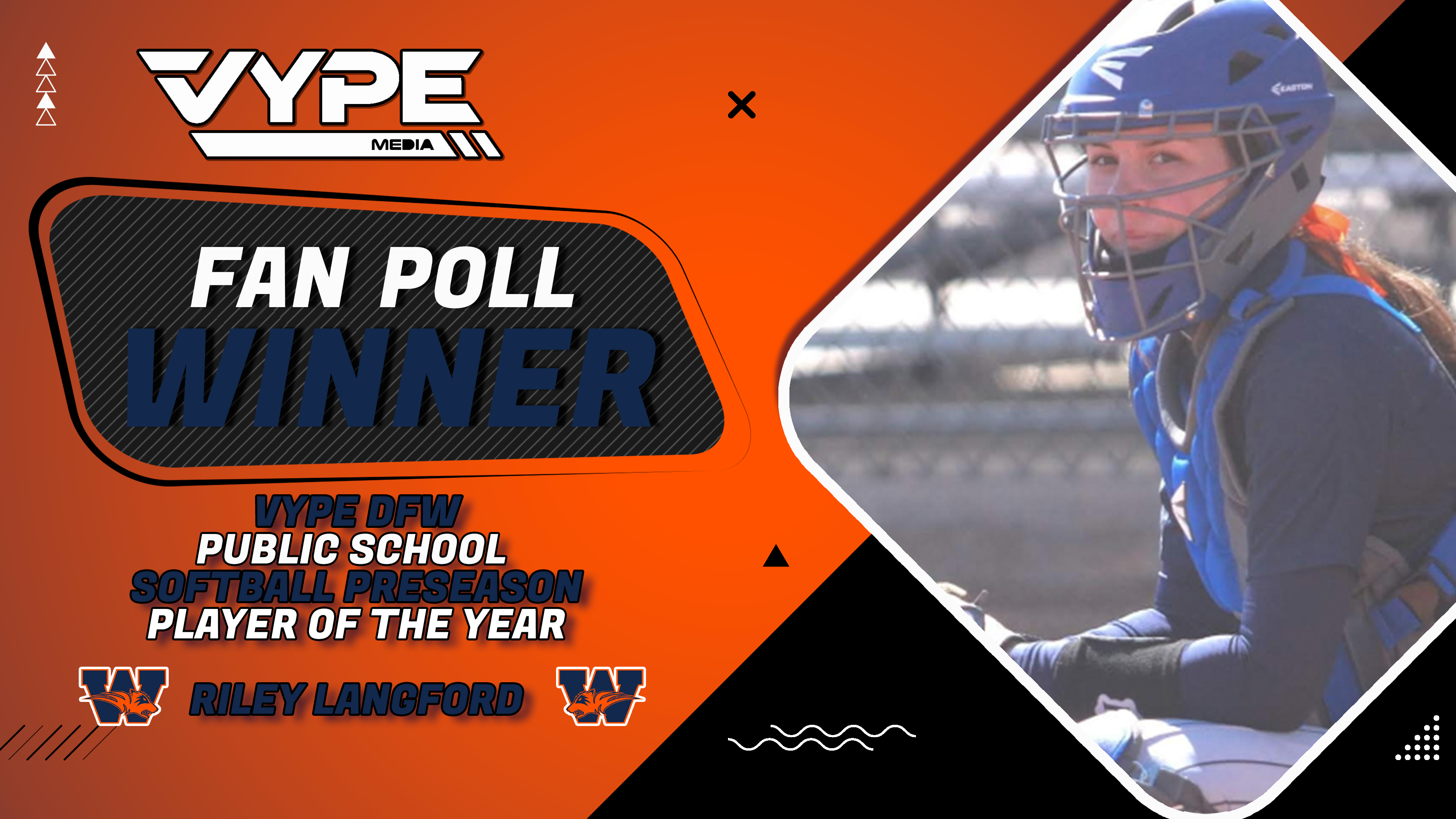 Wakeland's Riley Langford wins VYPE DFW Preseason Public School Softball Player of the Year Fan Poll