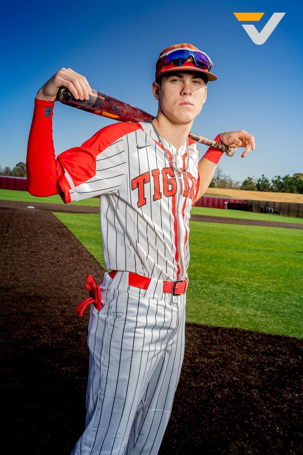 FCC Tigers Custom Pinstripe Baseball Jerseys