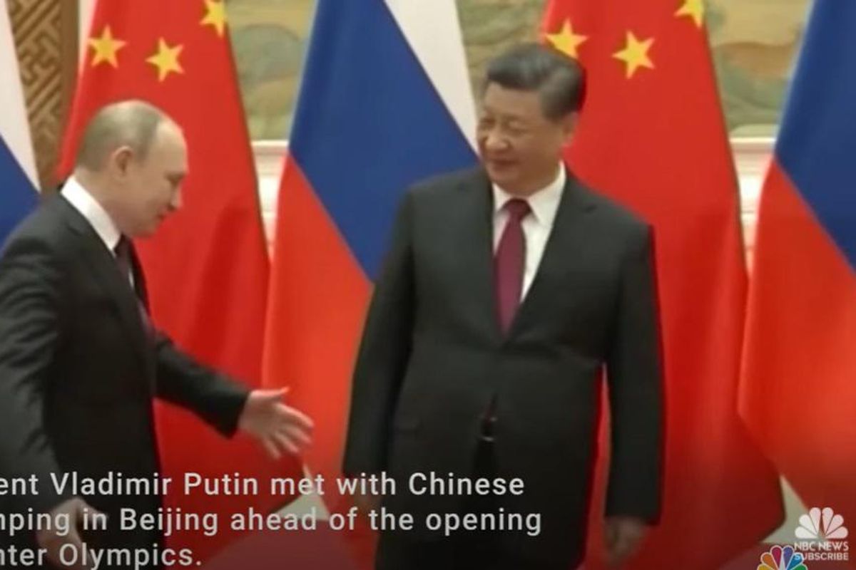 Peace-Loving China Reportedly Told Putin To Wait Until After Olympics For Murders To Begin