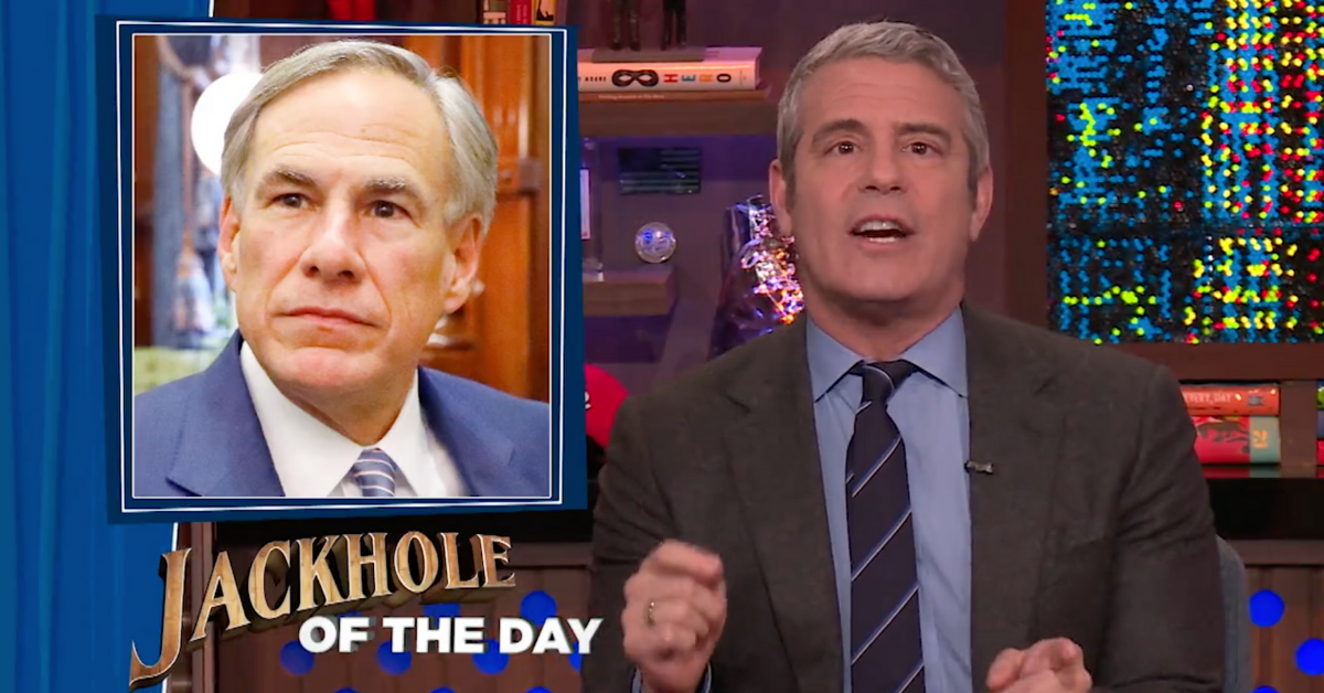 Andy Cohen Eviscerates 'Bully' Gov. Greg Abbott In Impassioned Defense Of Texas Trans Youth