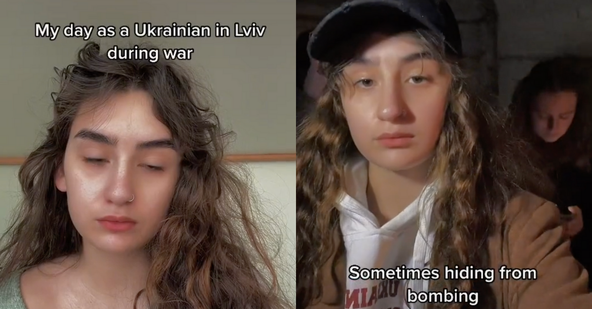 Teen Ukrainian TikToker Flooded With Support After Showing A Day In Her Life During Invasion