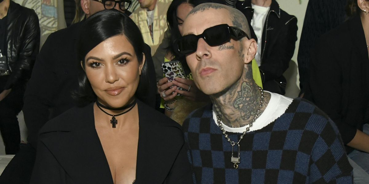 Kourtney Kardashian Wore Travis Barker's Underwear to an Interview