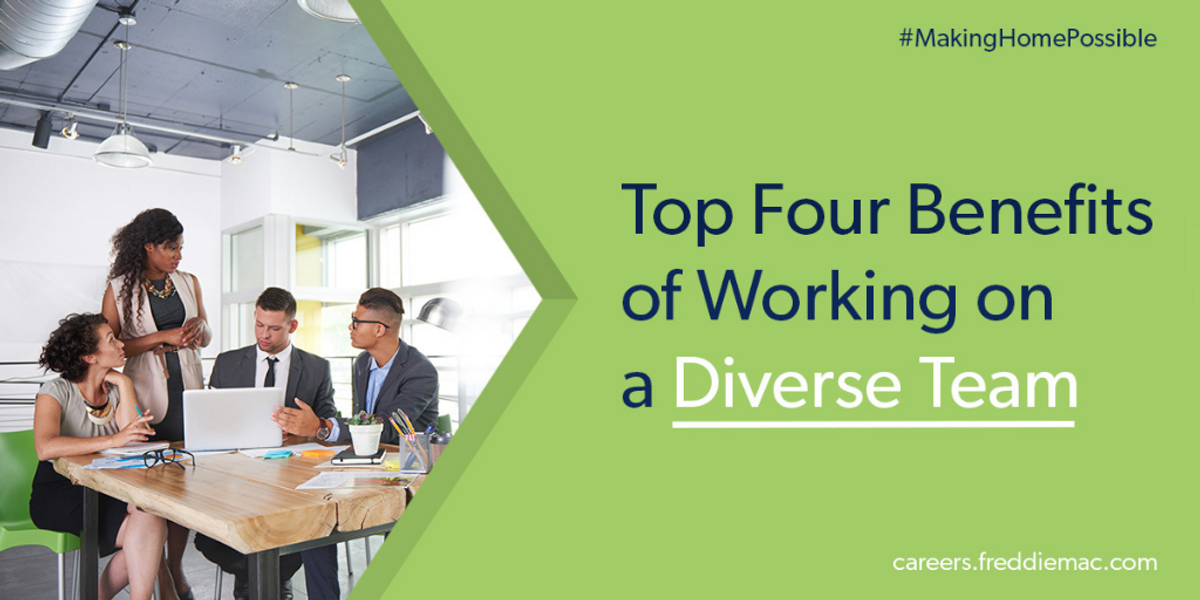 Top Four Benefits of Working on a Diverse Team