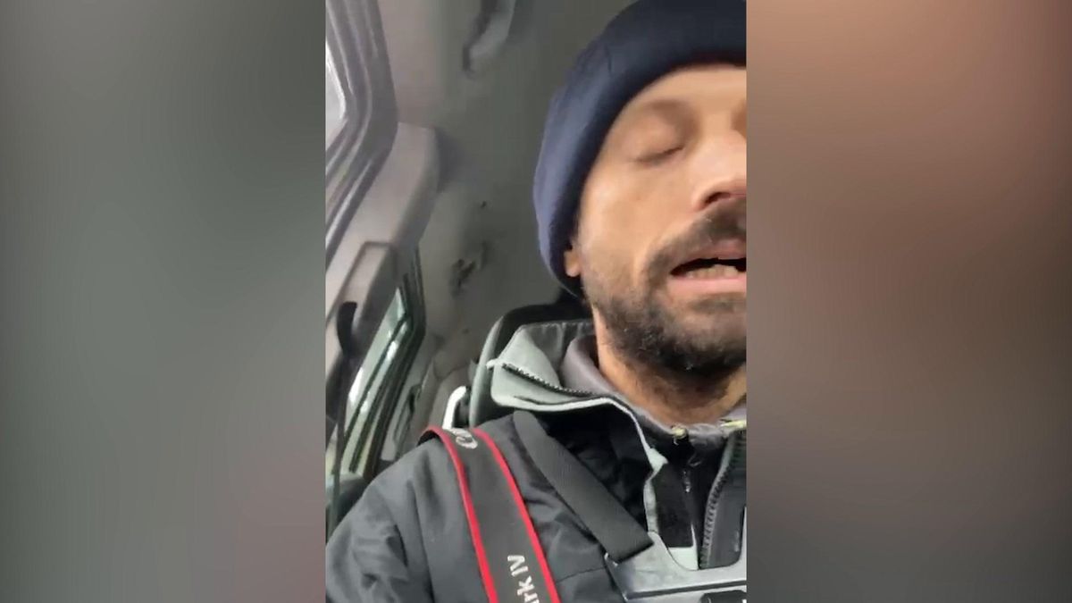 Reportage da Kiev. Le immagini della torre della televisione colpita dai missili