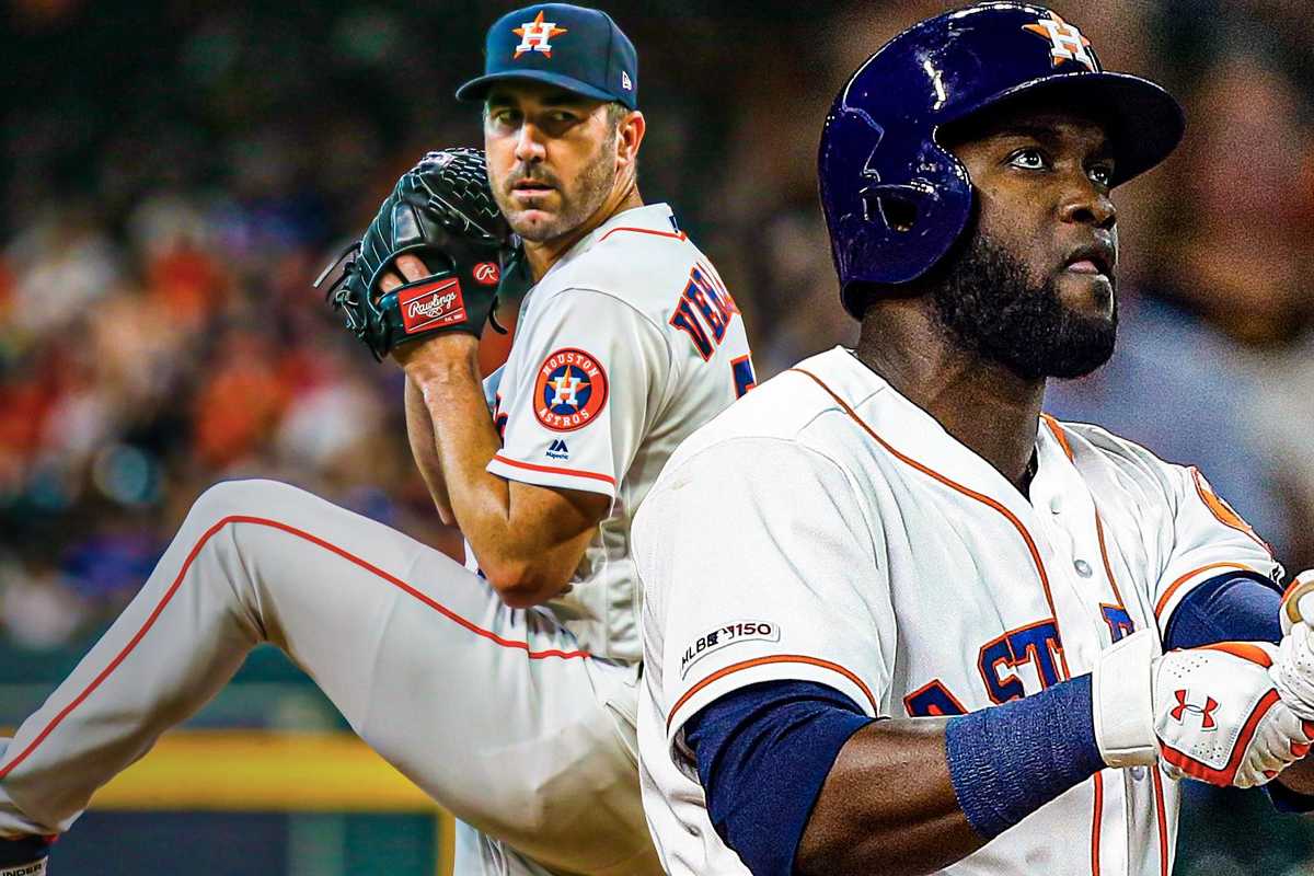 Houston Astros Justin Verlander, Yordan Alvarez