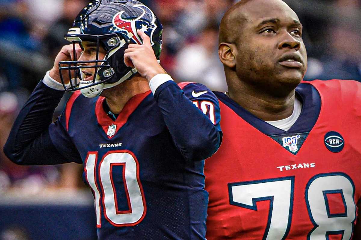 Houston Texans Davis Mills, Laremy Tunsil