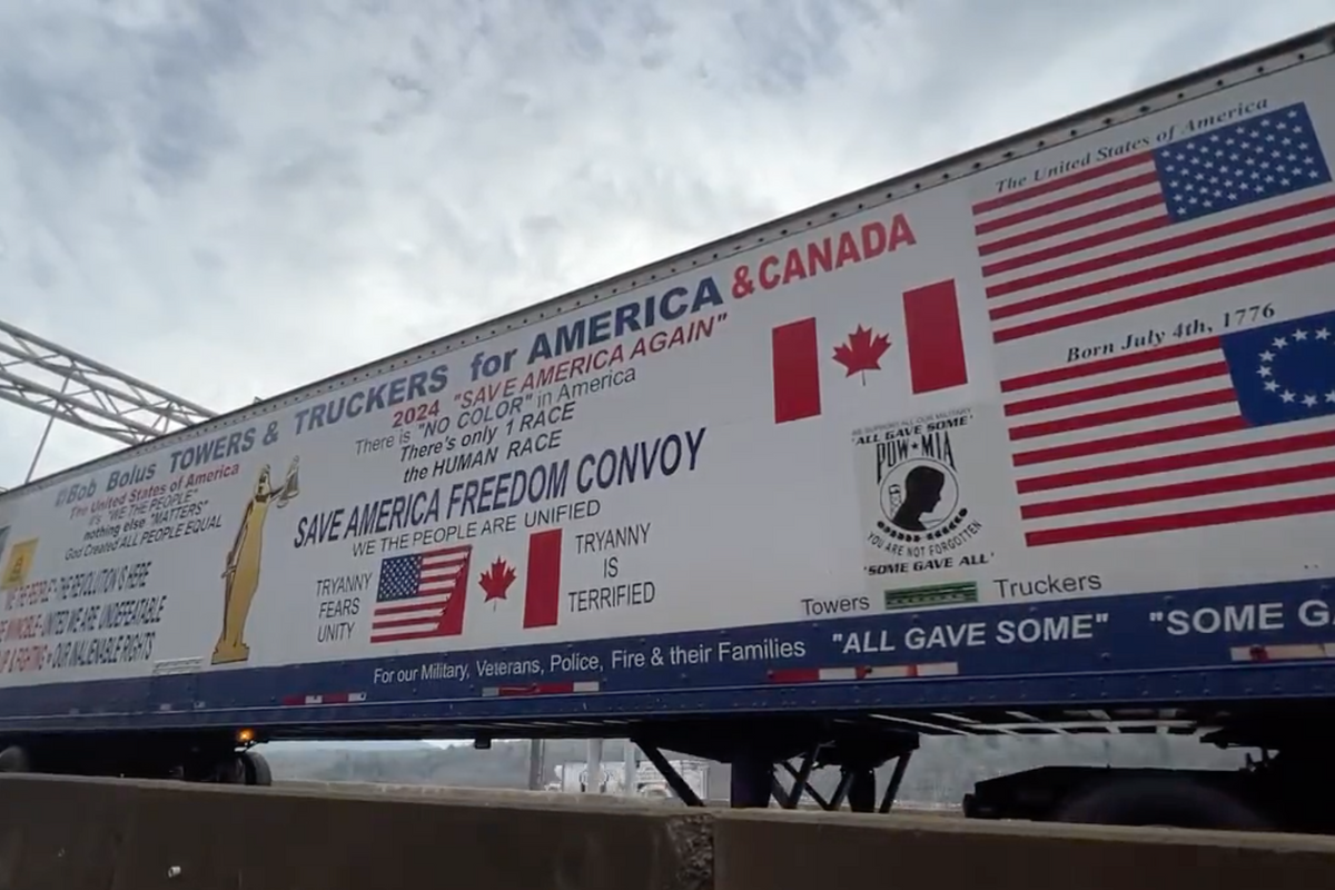 Big Dumb US Trucker Convoy Limps Off To Washington DC