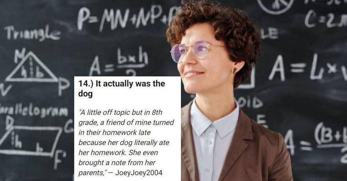 Tution Teacher Forced Fuck - Teachers reveal the craziest excuses that were true - Upworthy