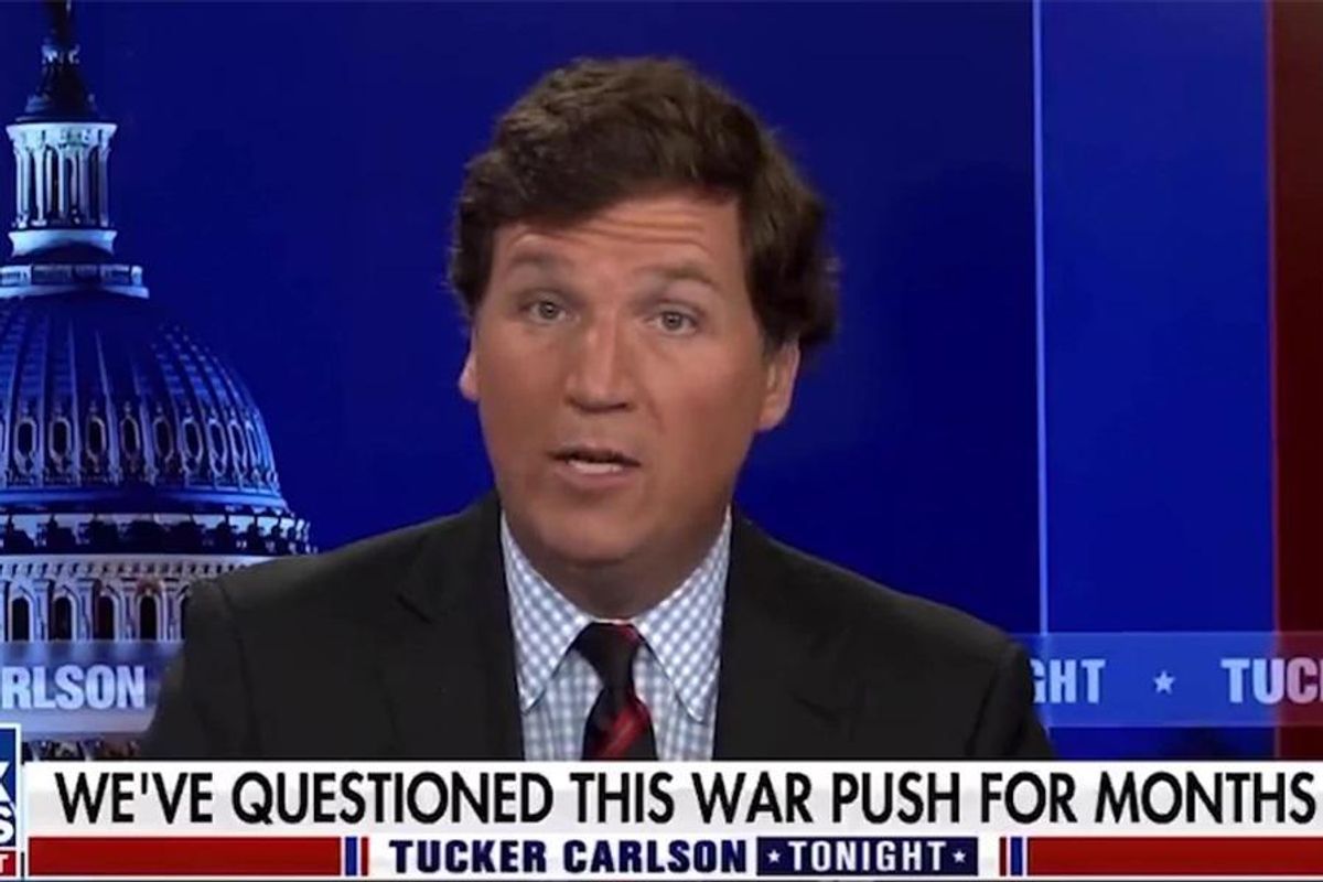 You Knew Tucker Carlson Would Blood Libel Jewish Ukraine President Zelenskyy Eventually!