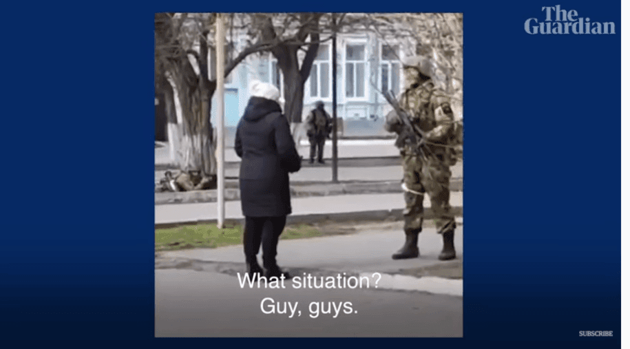 Ukrainian Woman Offered Sunflower Seeds To Russian Soldier National Memo