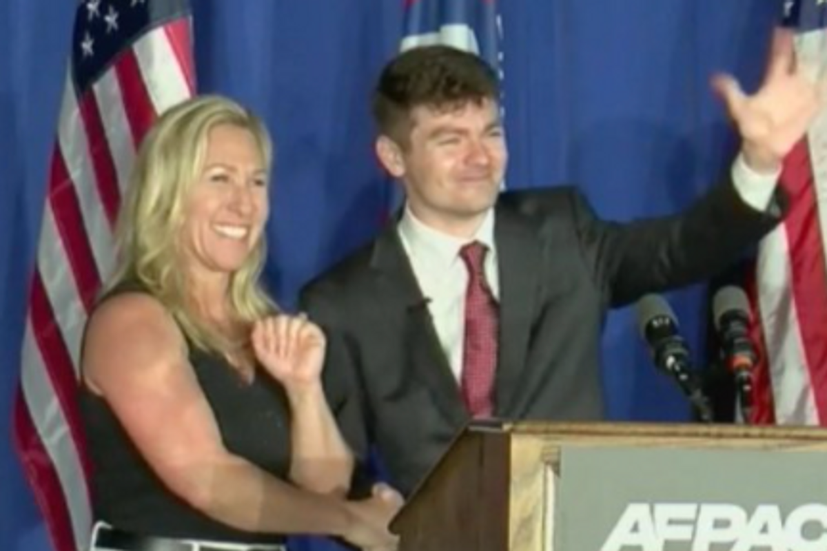 MTG Has Absolutely No Idea Who White Nationalist Standing Next To Her Even Is