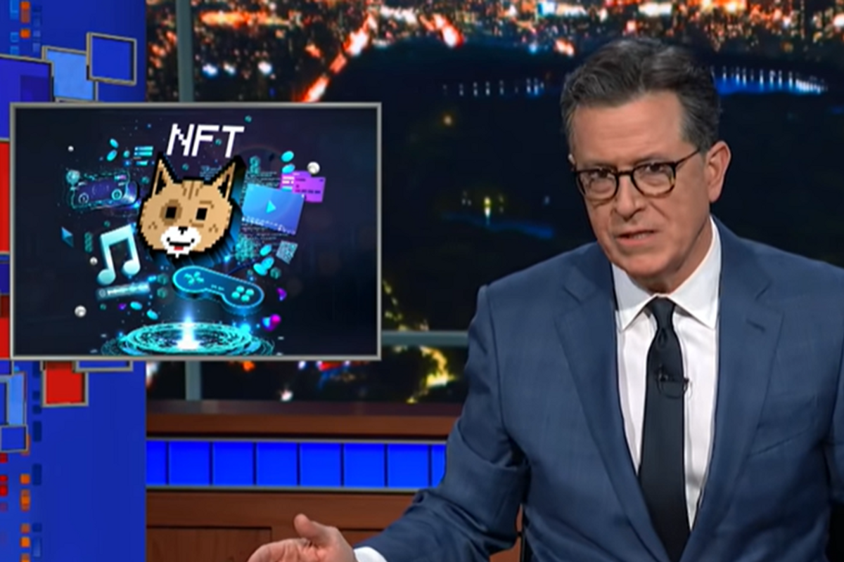 stephen colbert, nft heist, bored ape