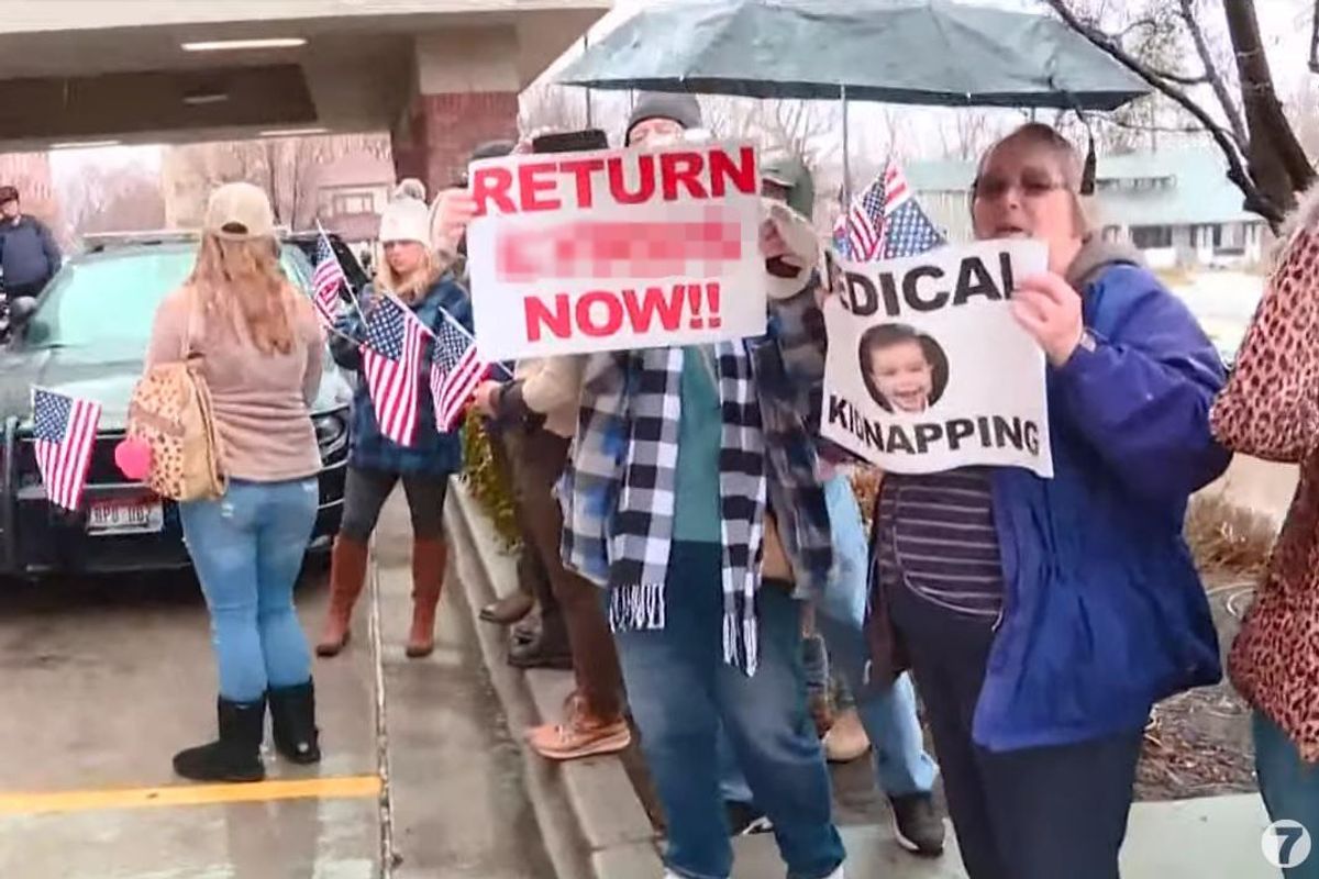 Ammon Bundy Branches Out Into 'Let Parents Starve Baby' Protests, For Freedom