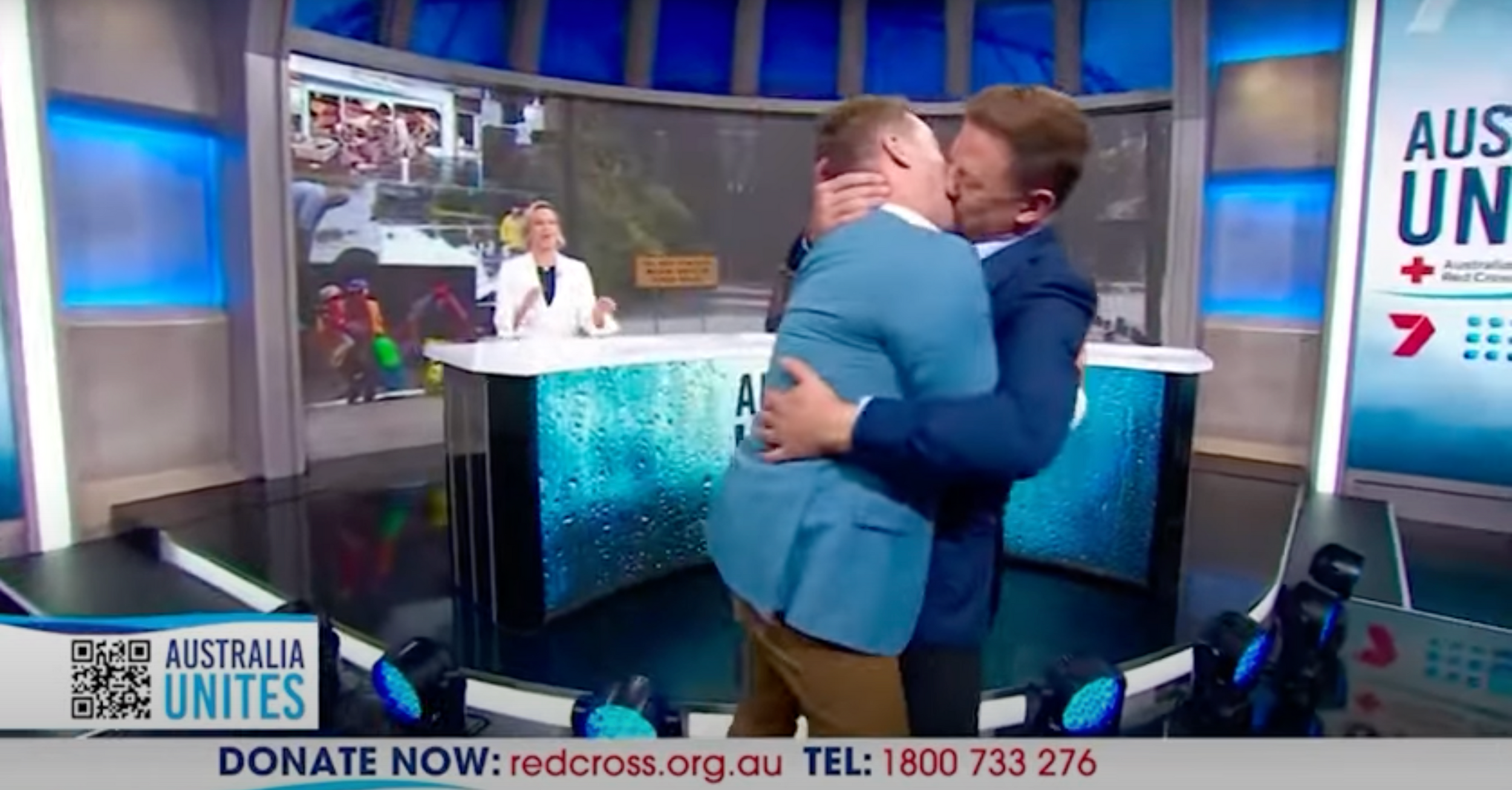 Straight Male TV Hosts Make Out To Raise $50k For Charity—But Not Everyone Is Impressed