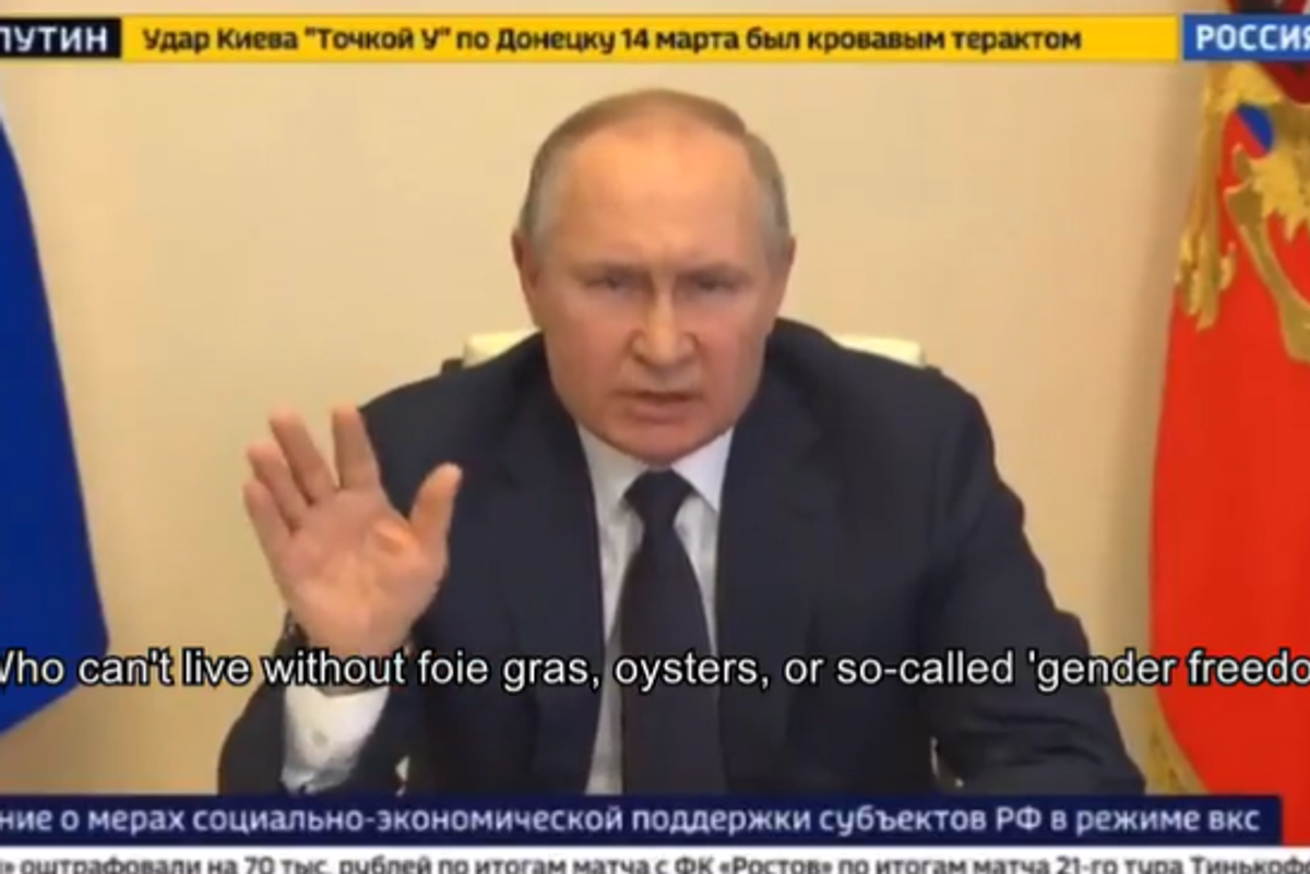 Is Tucker Writing Putin's Speeches Now, Or ...