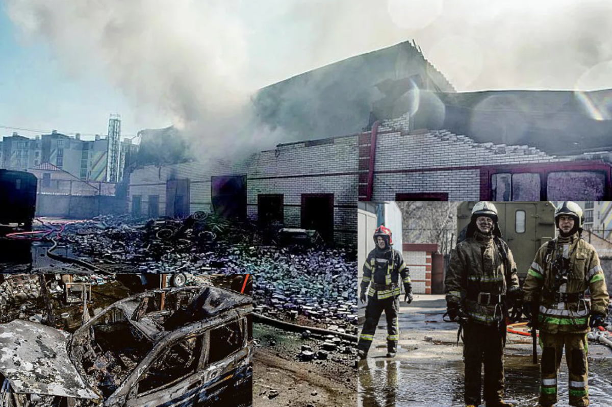 Angeli di Kiev contro fuoco e paura