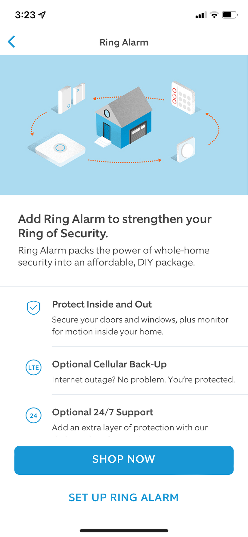 do i need internet for ring security