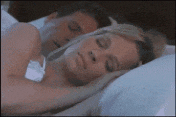 when a partner snores